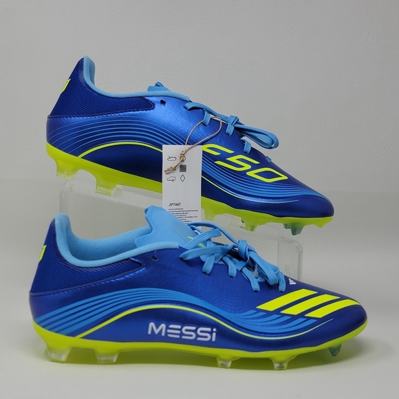 Adidas Men\'s Messi League FG Firm Ground Soccer Cleats Blue JP7447 Size 9 New main image 9